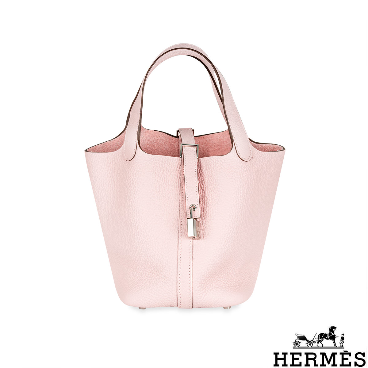 Hermès Picotin Lock 18 Rose Sakura Taurillon Clemence PHW Hermès Picotin Lock 18 Rose Sakura Taurillon Clemence PHW